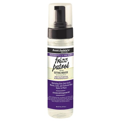 Aunt Jackie's Frizz Patrol Anti-Poof Setting Mousse 244ml